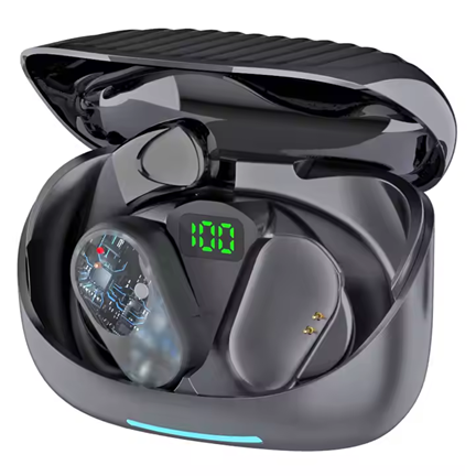 [7790839924488] Auricular Inalambrico Bluetooth con Base Cargadora IBEK OWS-90