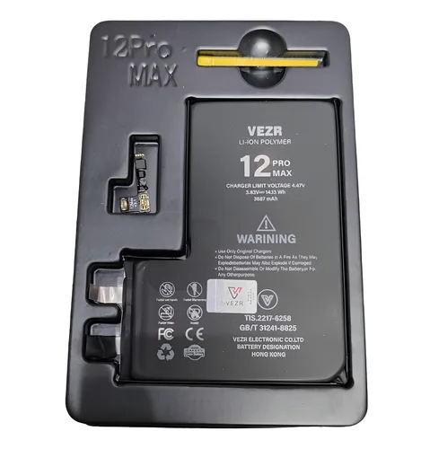 [6916895676142] Bateria Iphone 12 Pro Max Vezr (con Flex Tag On)