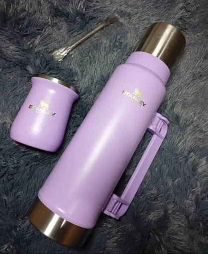 [504877] Combo Termo + Mate (260ml) Stanley Classic 1.3L Lila