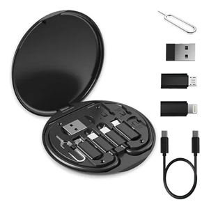 [6612765267686] Cable Usb Otg Carga y Datos 6 En 1 Tipo C + 3 Adaptadores