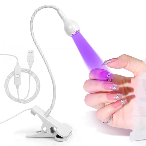 [6958710567891 282677] Lampara Led UV Usb con Pinza 3W DH-85