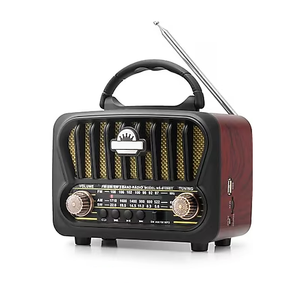 [7796350520291] Radio RS-8109 Bluetooth FM AM Usb Sd Aux Recargable Retro Vintage