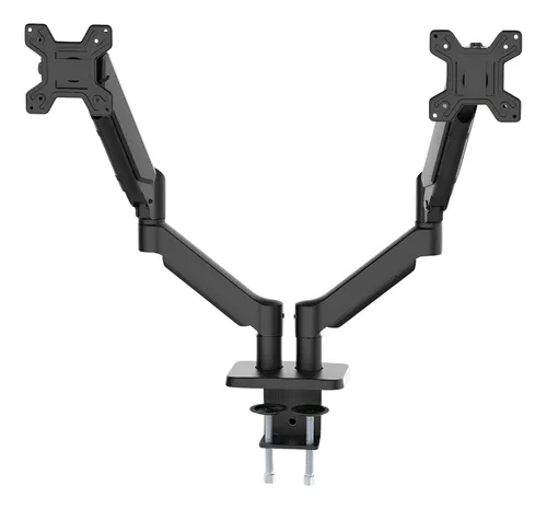 [6290132591826] Soporte 2 Monitor o Tv con Resorte de Gas de 10" a 30" hasta 10Kg ZJ-K7901