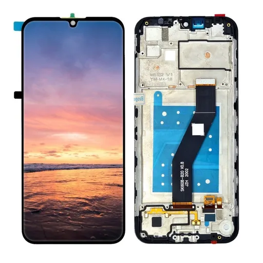 [302057] Modulo Motorola E6s con marco, buzzer, parlante, flex botones Original (RN)