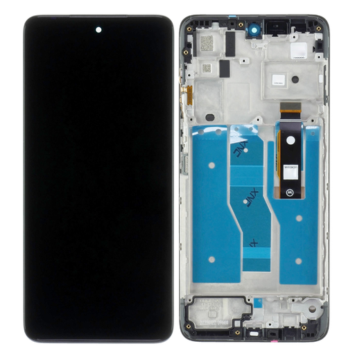 [302063] Modulo Motorola G52 con marco, buzzer, parlante, flex botones OLED (RN)