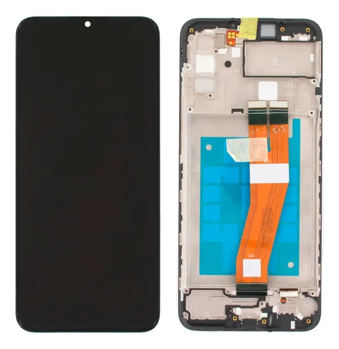 [302013] Modulo Samsung A02s A025 con marco, buzzer, parlante, flex botones Original (RN)