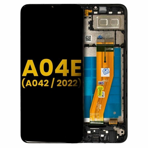 [302011] Modulo Samsung A04E con marco, buzzer, parlante, flex botones Original (RN)