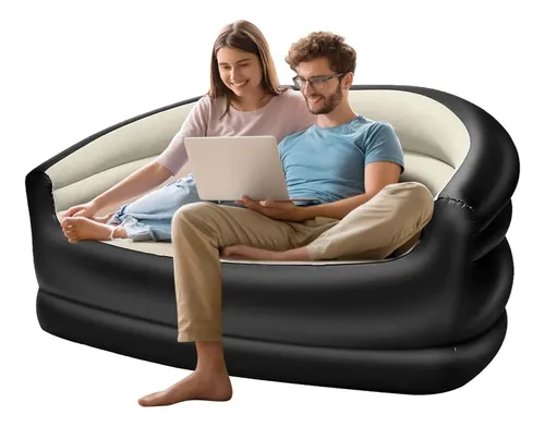 [ISF-160907] Puff Sillon Inflable 2 Cuerpos (138x87x71cm)