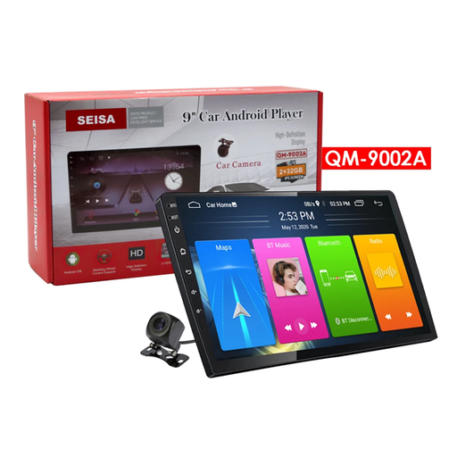 [6290132584286] Stereo Fijo con Pantalla Android Multimedia 9" 2gb 32gb BT Gps Mp3 Usb FM QM-9002A