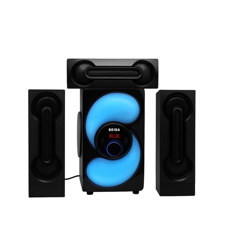 [6290132593257] Sistema Home Theater 3.1 Subwoofer 6.5" + 3"x3 Usb BT Micro SD Aux FM