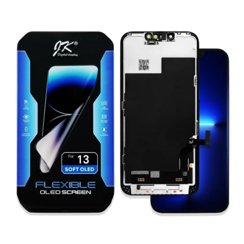 [505000] Modulo Iphone 13 negro (ORIG Soft Oled) IC Removible JK