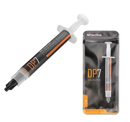 [4710343794349] Pasta Termica Darkflash DP7 14w/M.K 2g Gris