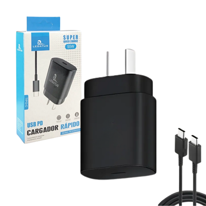 [505050 RC9006000D] Kit Cargador 2 en 1 Legatus PD 55W Lightning