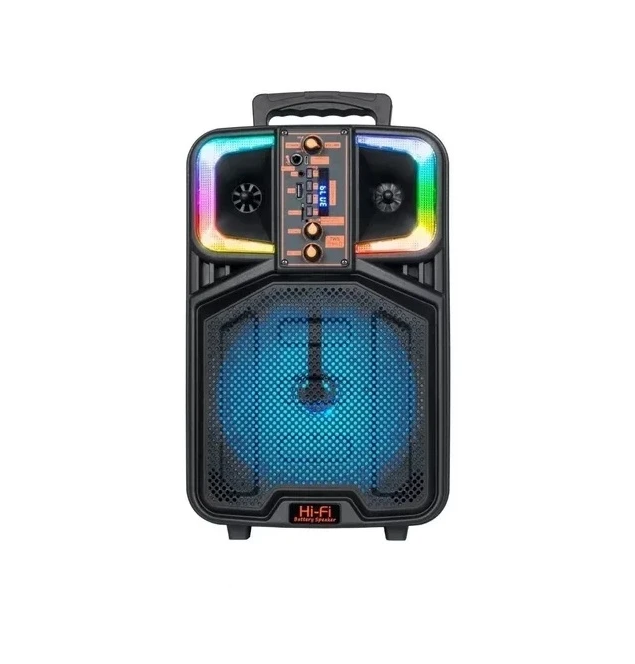 [6290132576939] Parlante Portatil 8" BT Karaoke con Microfono Micro Sd Usb Aux YX-H833 (23x20x35cm)