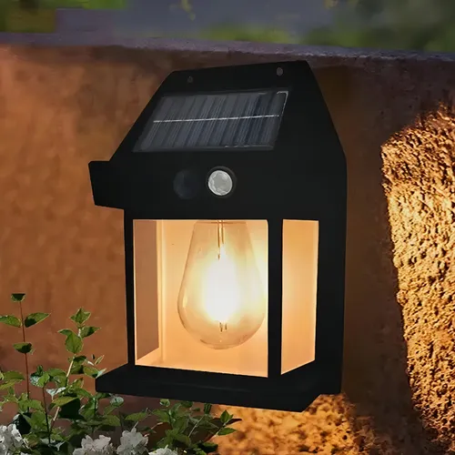 [6290132584071] Luz Solar con Foco Sensor de Luz y Movimiento Seisa KQ-D04