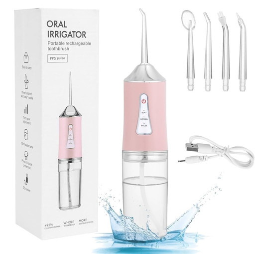 [7171210043040] Irrigador Bucal Portatil Recargable Ducha Dental 200ml