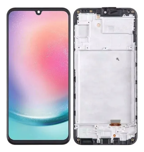 [505105] Modulo Samsung A24 4G con marco negro (OLED Small Size)