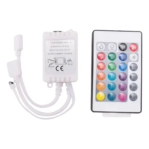 [6290132594179] Controladora Tira Led 24 Teclas 2 salidas con Bluetooth