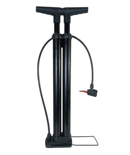 [INF-91093 F-91120] Inflador de Pie para Bicicletas Metalico Doble