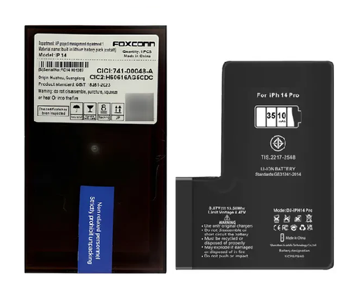 [B1341] Bateria Iphone 14 Pro sin Flex Original Black FOXCONN