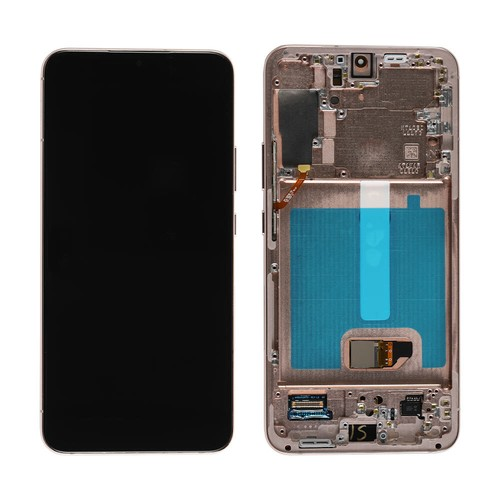 [505205] Modulo Samsung S22 Plus 5G con marco rosa (ORIG Gold Edition)