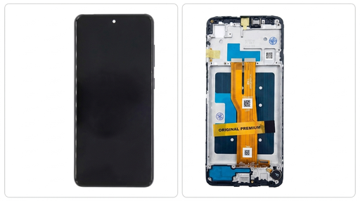 [505212] Modulo Samsung A07 con marco negro (ORIG)