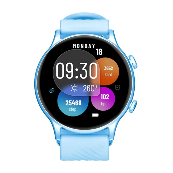 [6977362013419] Reloj Pulsera Smartwatch G-Tide R5 Lite Azul con Accesorios