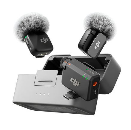 [6941565991454] Microfono Corbatero DJI Mic Mini (2Tx + 1Rx + Base Cargadora)