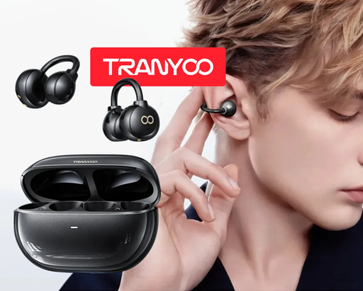 [6970791129546 129539] Auricular Deportivo Clip Ear BT V5.3 ANC Tranyoo OWS T-M5