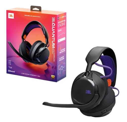 [1200130023958] Auricular Gamer Bluetooth JBL Quantum 650 Negro (ORIGINAL)
