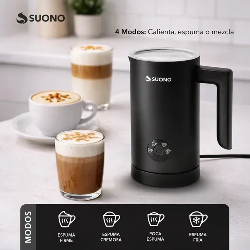 [0714604244172] Jarro Espumador de Leche Digital Electrico 300ml 450w (4 modos)