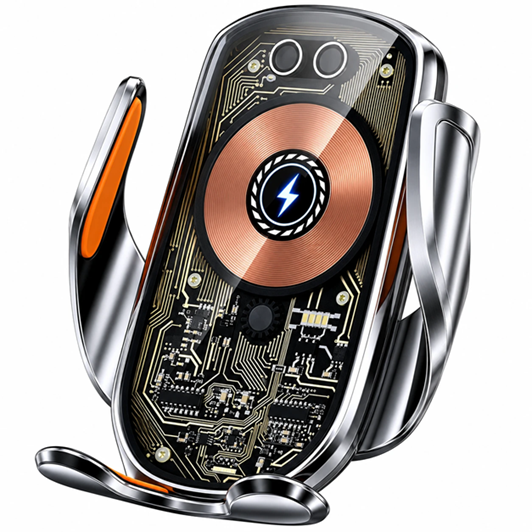 [6290132596869] Soporte Universal de Celular o GPS Magnetico Auto Iman Regulable 66W QI JL-V6