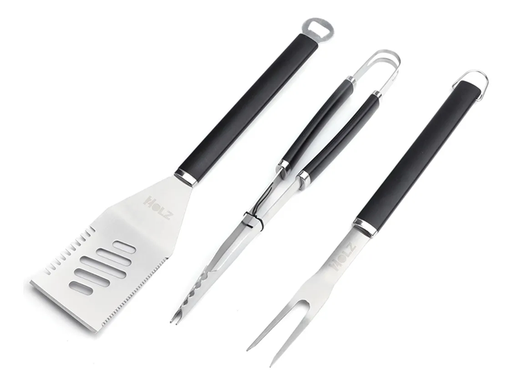 [0714604243953] Set para Asador Acero Inoxidable 3pcs (40cm)