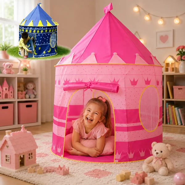 [7179441223392] Carpa Infantil Plegable Castillo (105x135cm)