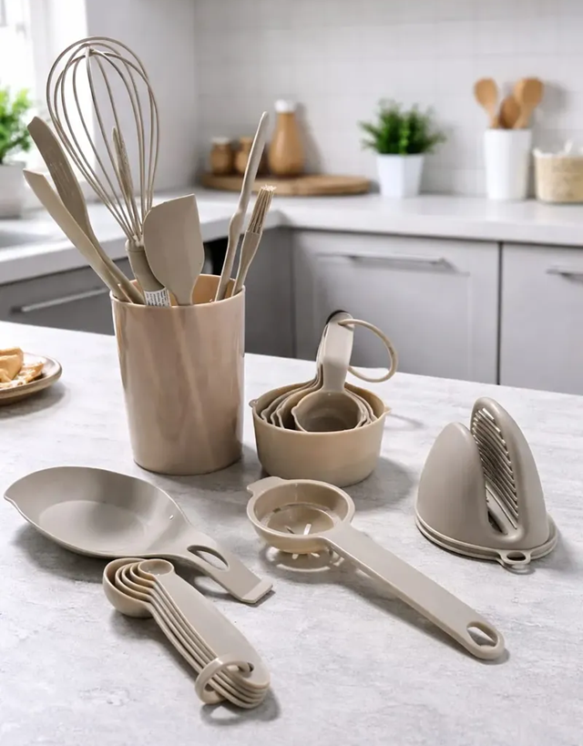 [505605] Set Utensilios de Cocina Silicona 21pcs