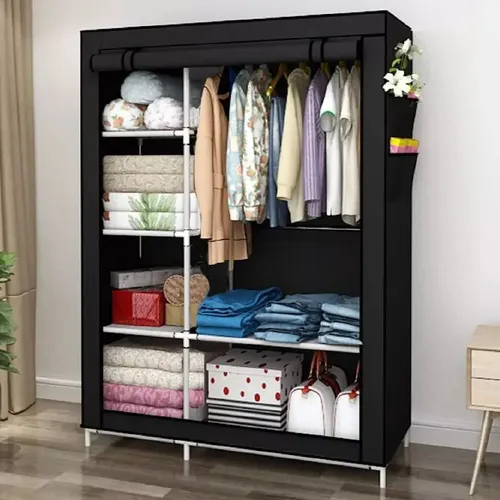 [0714604245421] Placard Organizador Doble Multifuncional de Tela YH88105 (105x45x165cm)