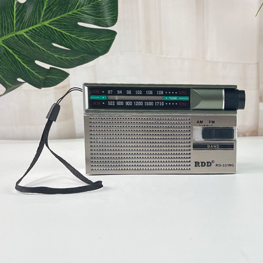 [6900423003319] Radio a Pilas RD-3318G FM AM 8 Bandas (x2 pilas AA no incluidas)
