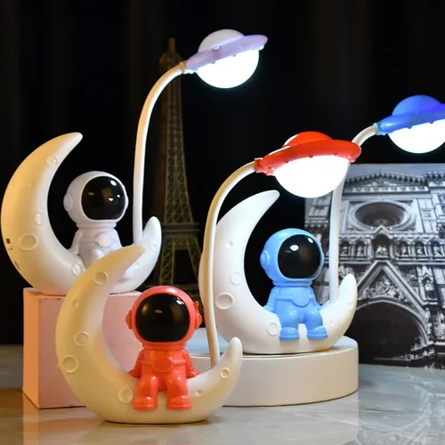 [505661] Lampara Velador Astronauta Recargable (2 intensidades)