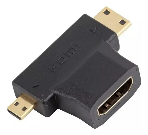 [CB119] Adaptador Hdmi Hembra a Micro Hdmi y a Mini Hdmi