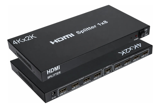 [7898927514217 CM647] Splitter HDMI 1x8 1080P compatible 3D 4K x 2K