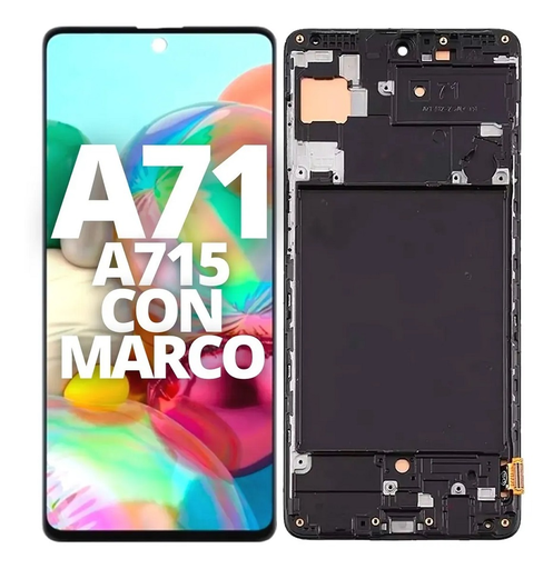 [302280] Modulo Samsung A71 / A715 con marco (INCELL) RH