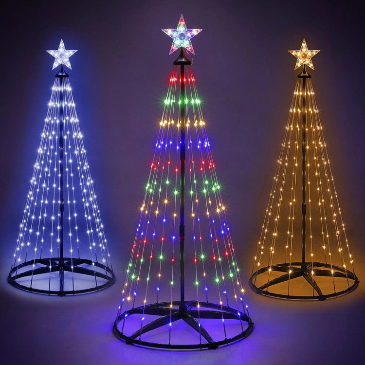 [6290132597804] Arbol de Navidad Pino de Tiras Led con Control 1,8m HCP183